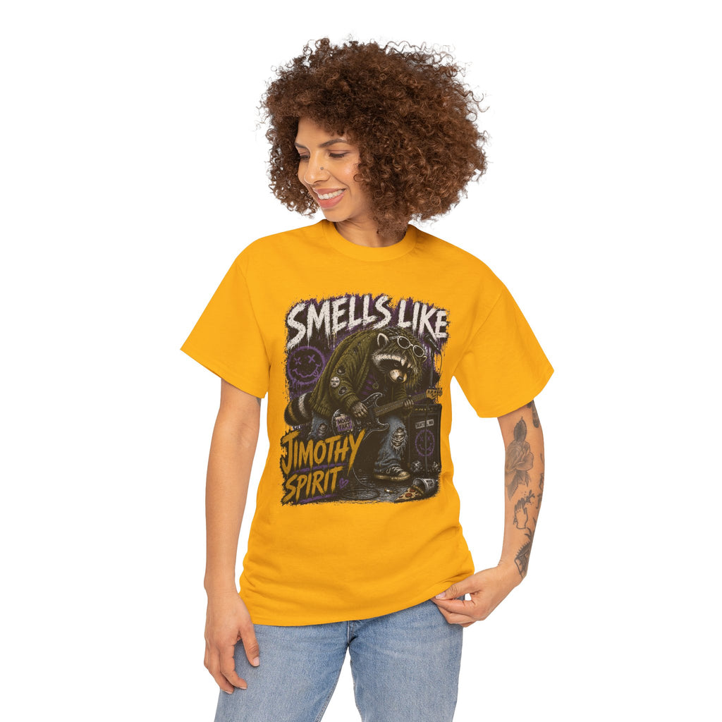 Smells Like Jimothy Spirit Tee — Vintage Grunge Band Shirt