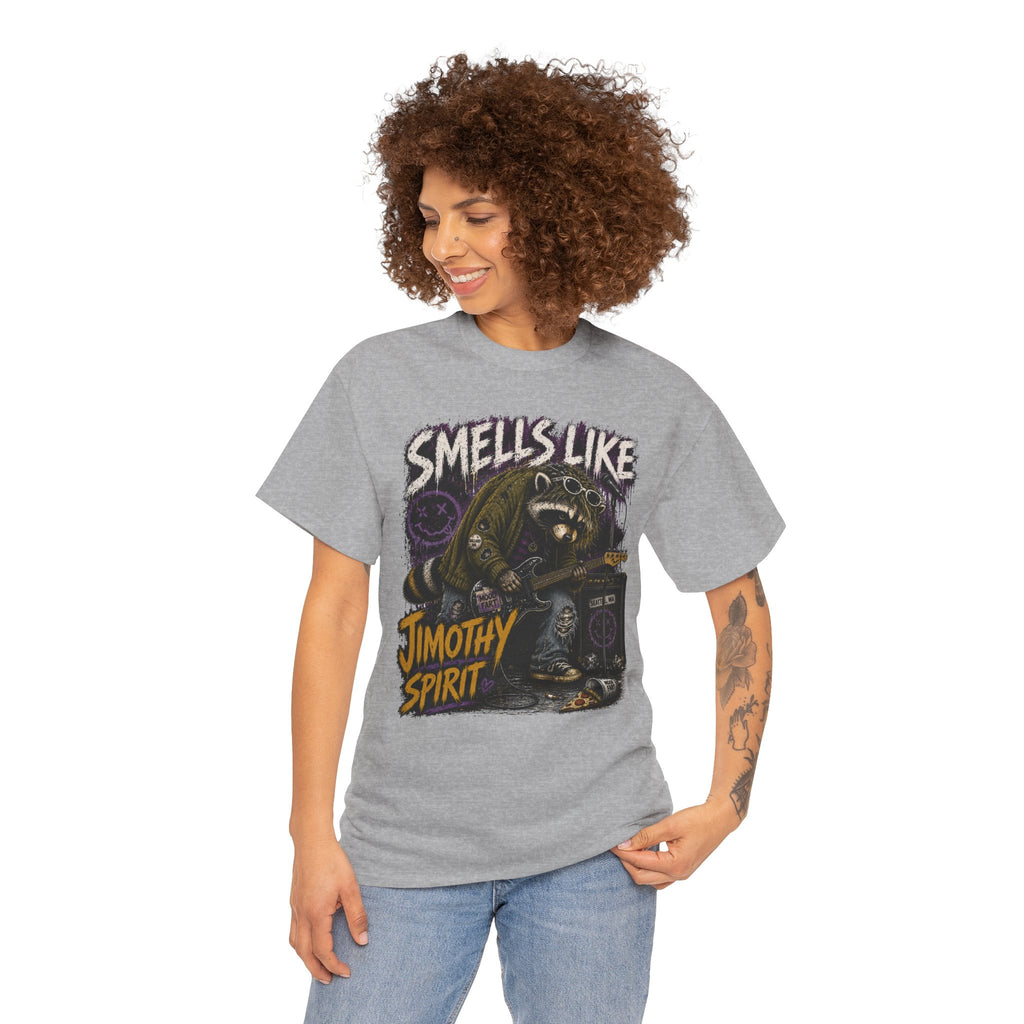 Smells Like Jimothy Spirit Tee — Vintage Grunge Band Shirt