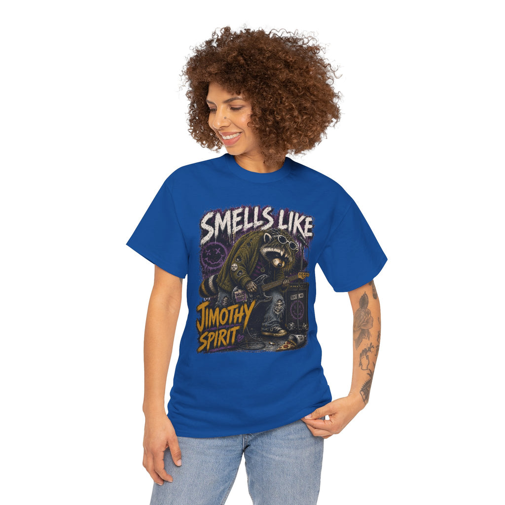 Smells Like Jimothy Spirit Tee — Vintage Grunge Band Shirt