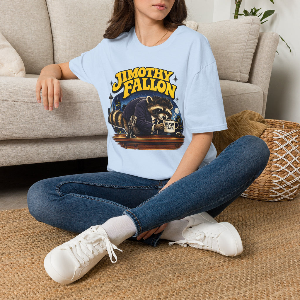 Jimothy Fallon Raccoon Graphic T-Shirt — Retro City Night Tee