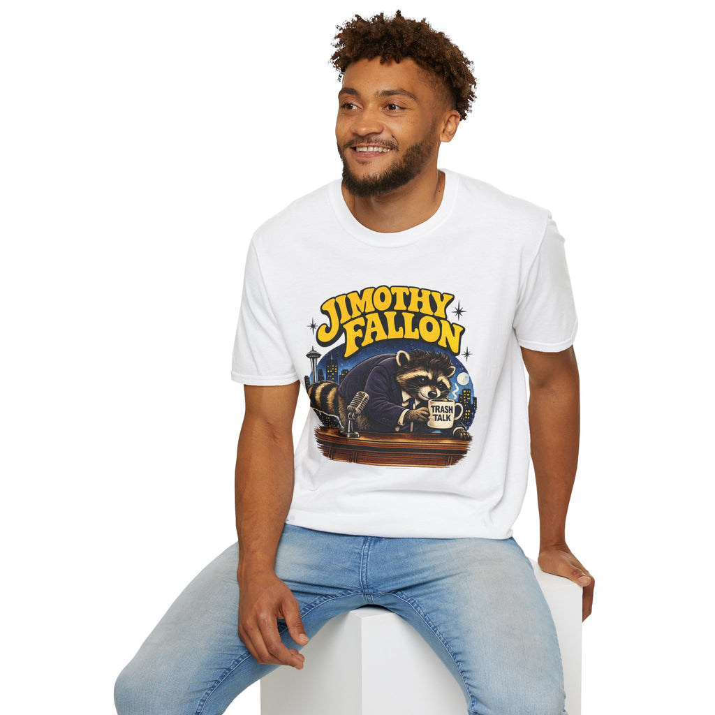 Jimothy Fallon Raccoon Graphic T-Shirt — Retro City Night Tee