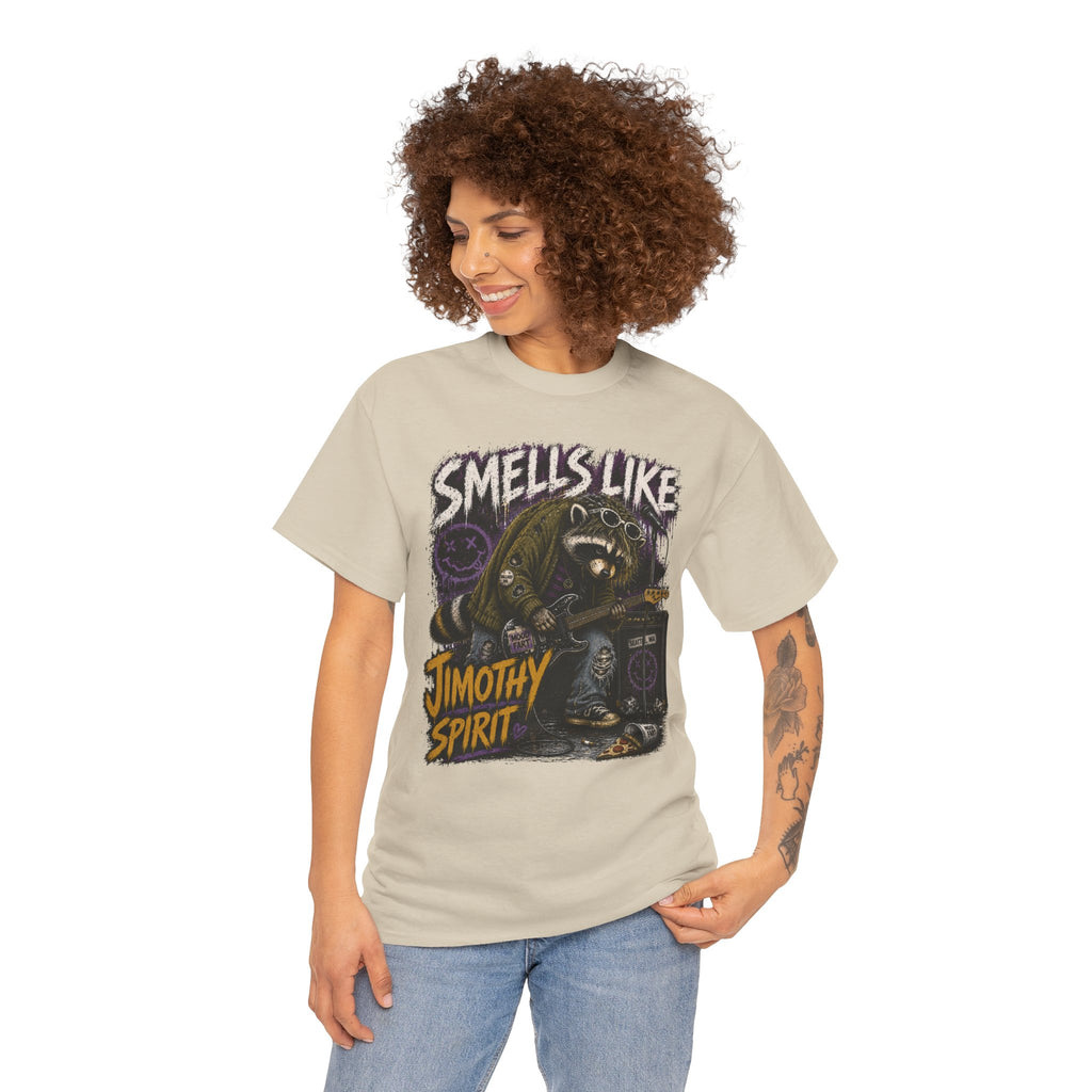 Smells Like Jimothy Spirit Tee — Vintage Grunge Band Shirt