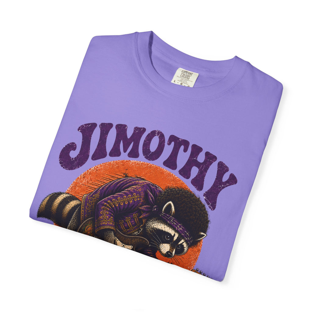 Jimothy Hendrix raccoon playing electric guitar T-shirt | vintage rock tee