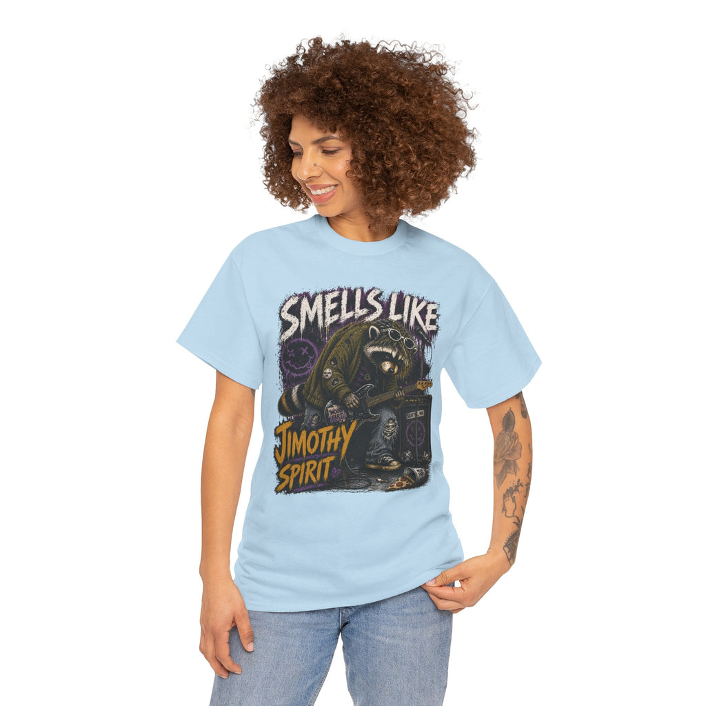 Smells Like Jimothy Spirit Tee — Vintage Grunge Band Shirt