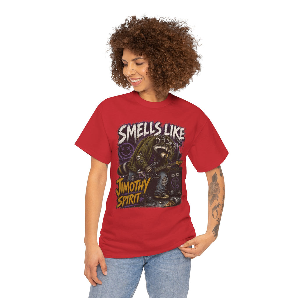 Smells Like Jimothy Spirit Tee — Vintage Grunge Band Shirt