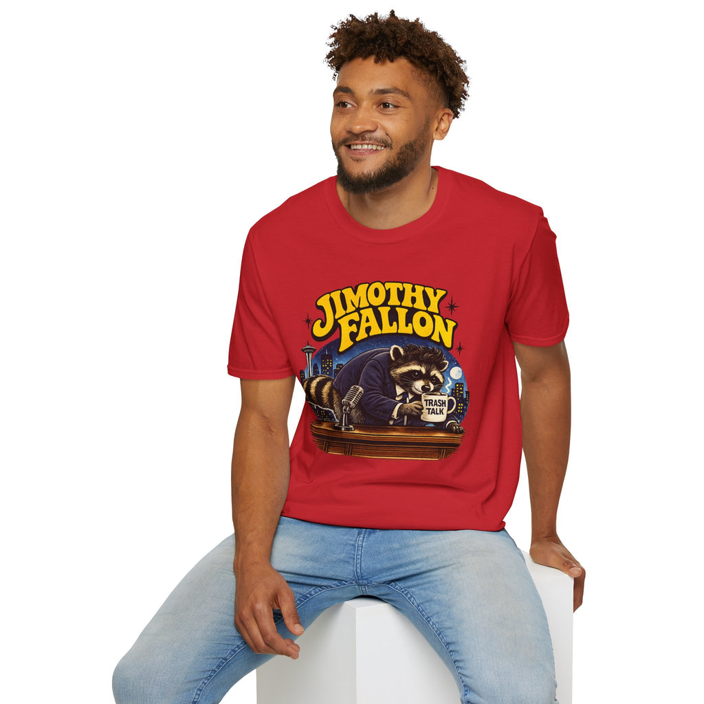 Jimothy Fallon Raccoon Graphic T-Shirt — Retro City Night Tee