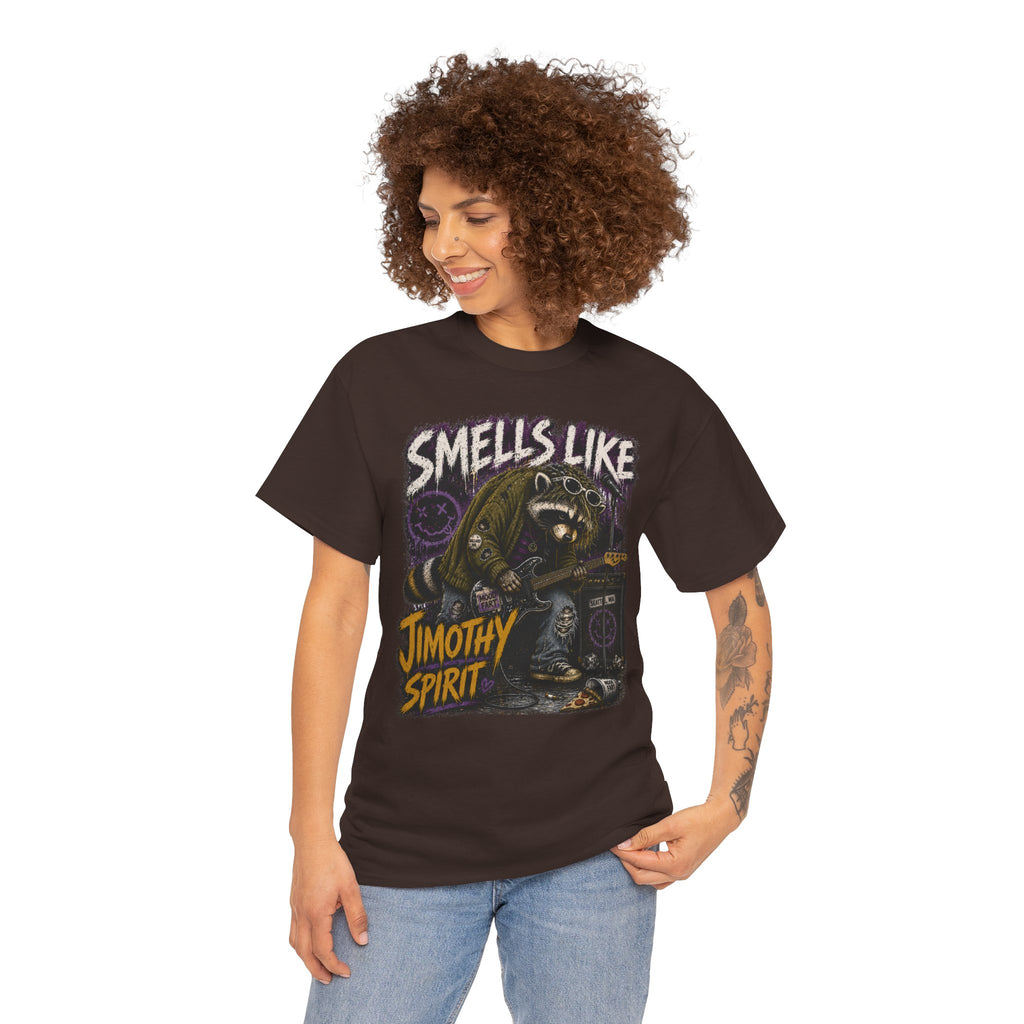 Smells Like Jimothy Spirit Tee — Vintage Grunge Band Shirt