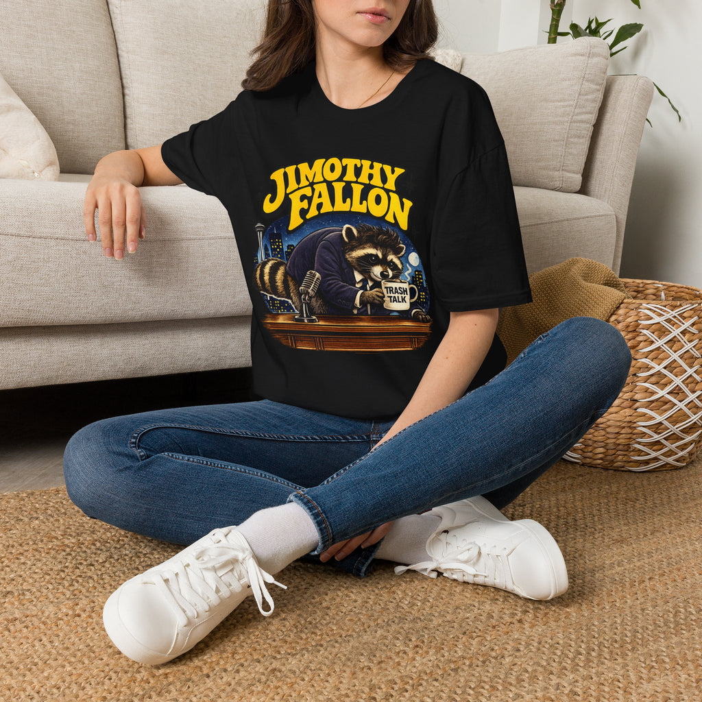 Jimothy Fallon Raccoon Graphic T-Shirt — Retro City Night Tee