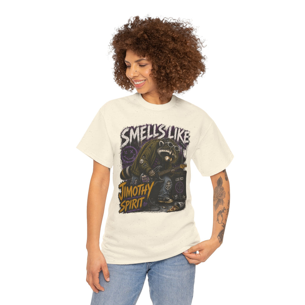Smells Like Jimothy Spirit Tee — Vintage Grunge Band Shirt