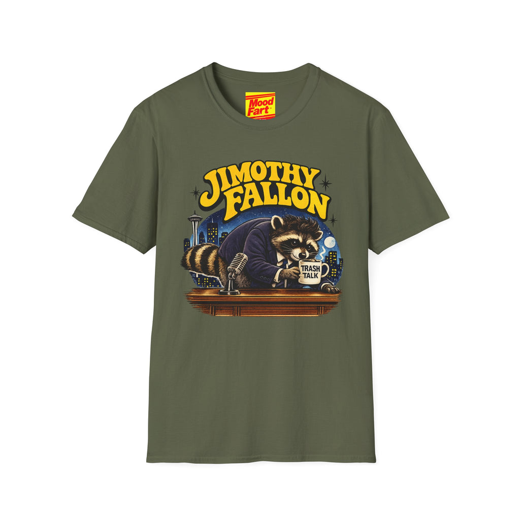 Jimothy Fallon Raccoon Graphic T-Shirt — Retro City Night Tee