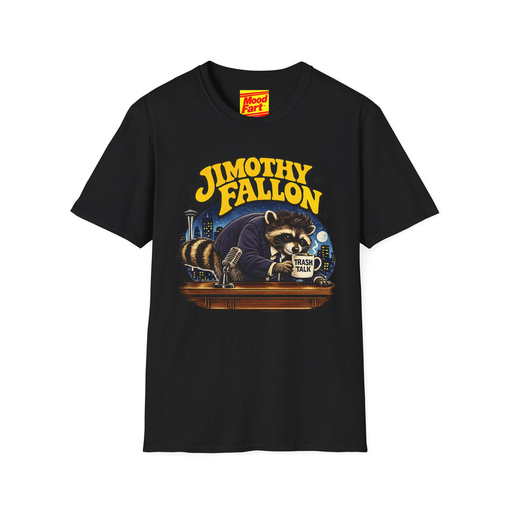 Jimothy Fallon Raccoon Graphic T-Shirt — Retro City Night Tee