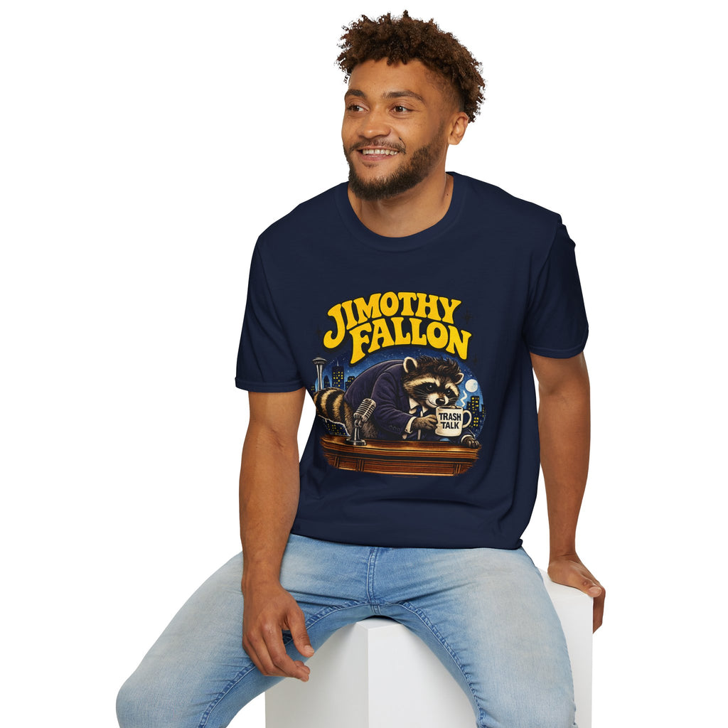 Jimothy Fallon Raccoon Graphic T-Shirt — Retro City Night Tee