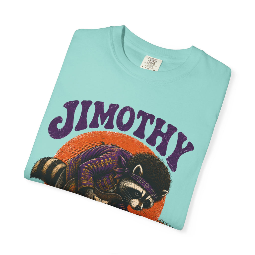 Jimothy Hendrix raccoon playing electric guitar T-shirt | vintage rock tee