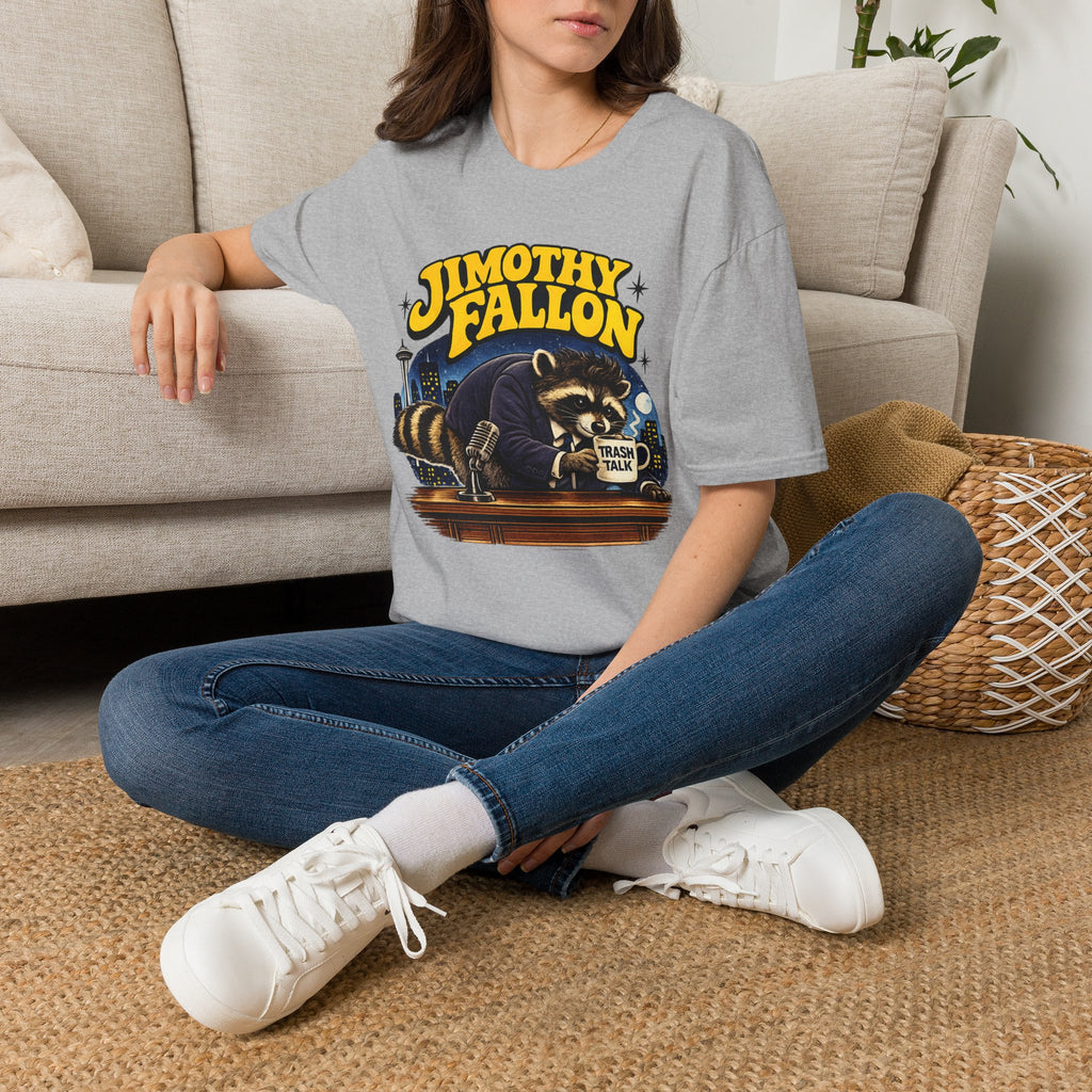 Jimothy Fallon Raccoon Graphic T-Shirt — Retro City Night Tee