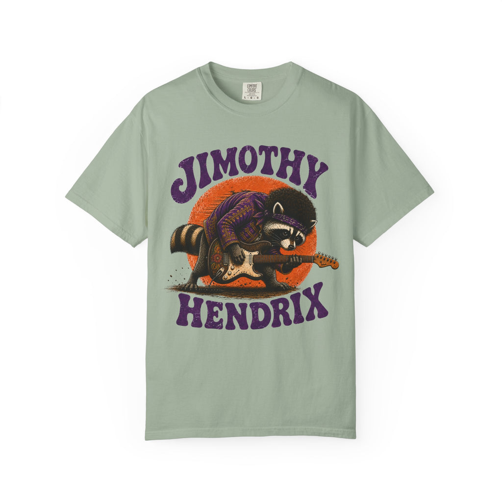 Jimothy Hendrix raccoon playing electric guitar T-shirt | vintage rock tee