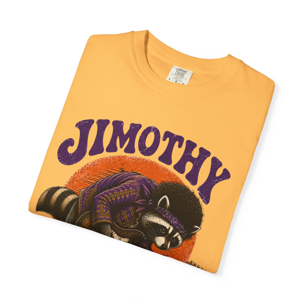 Jimothy Hendrix raccoon playing electric guitar T-shirt | vintage rock tee