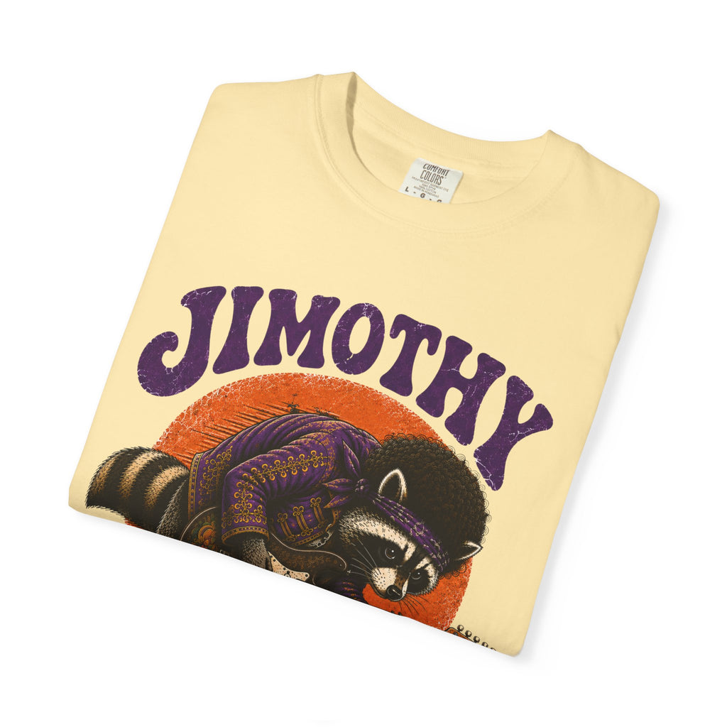 Jimothy Hendrix raccoon playing electric guitar T-shirt | vintage rock tee
