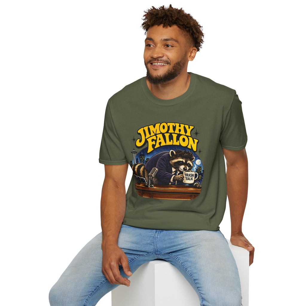 Jimothy Fallon Raccoon Graphic T-Shirt — Retro City Night Tee
