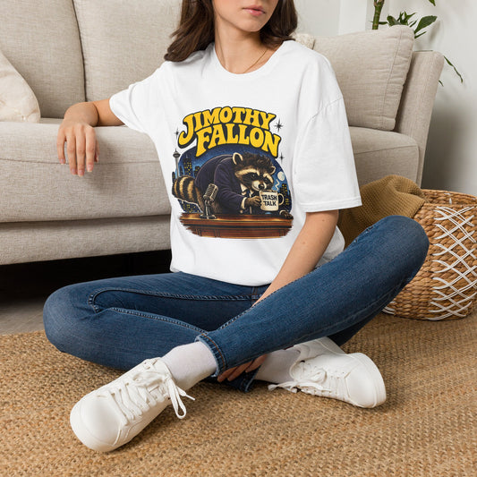 Jimothy Fallon Raccoon Graphic T-Shirt — Retro City Night Tee