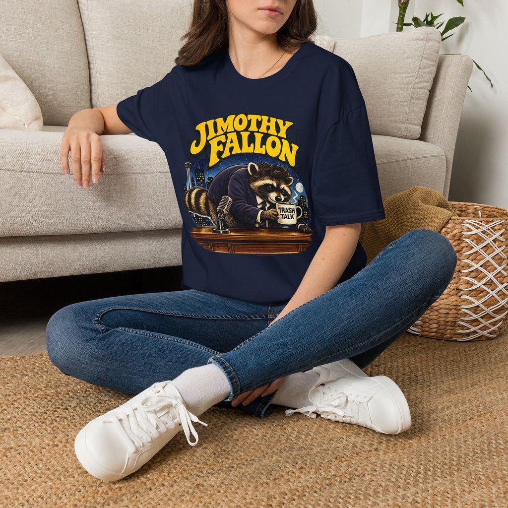 Jimothy Fallon Raccoon Graphic T-Shirt — Retro City Night Tee