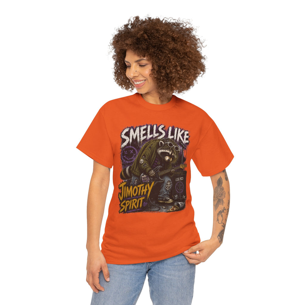 Smells Like Jimothy Spirit Tee — Vintage Grunge Band Shirt