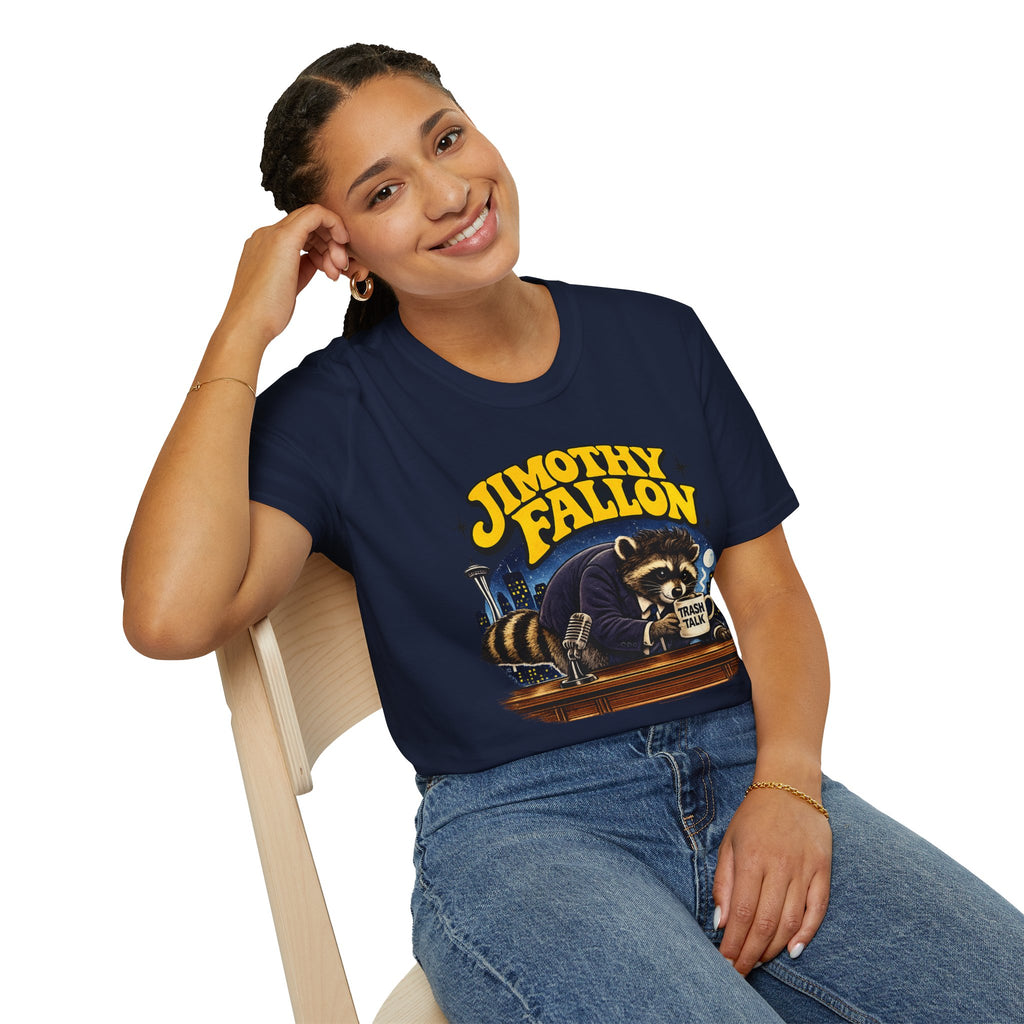 Jimothy Fallon Raccoon Graphic T-Shirt — Retro City Night Tee