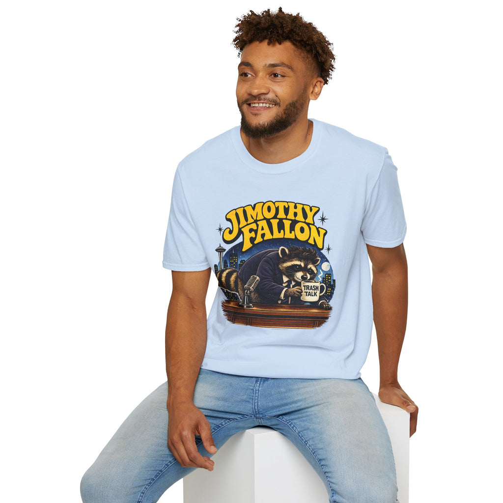 Jimothy Fallon Raccoon Graphic T-Shirt — Retro City Night Tee
