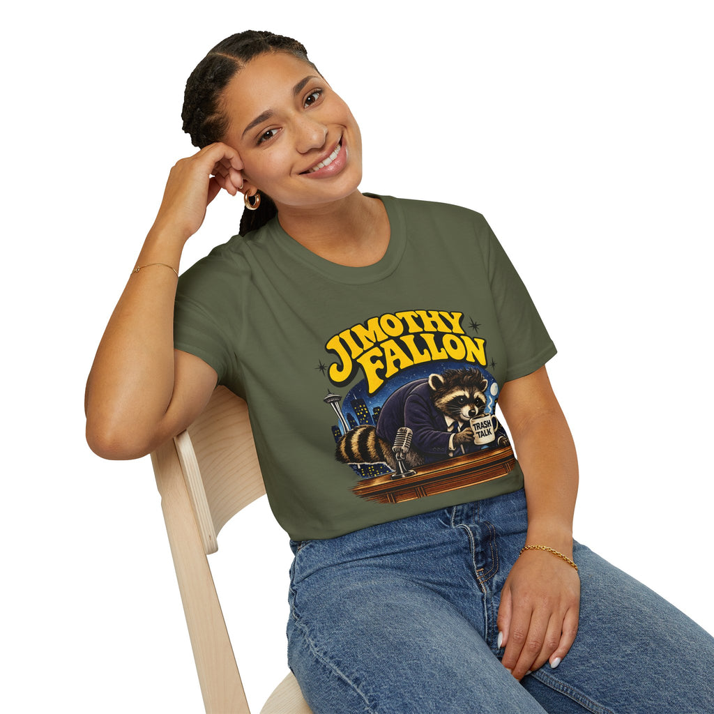 Jimothy Fallon Raccoon Graphic T-Shirt — Retro City Night Tee
