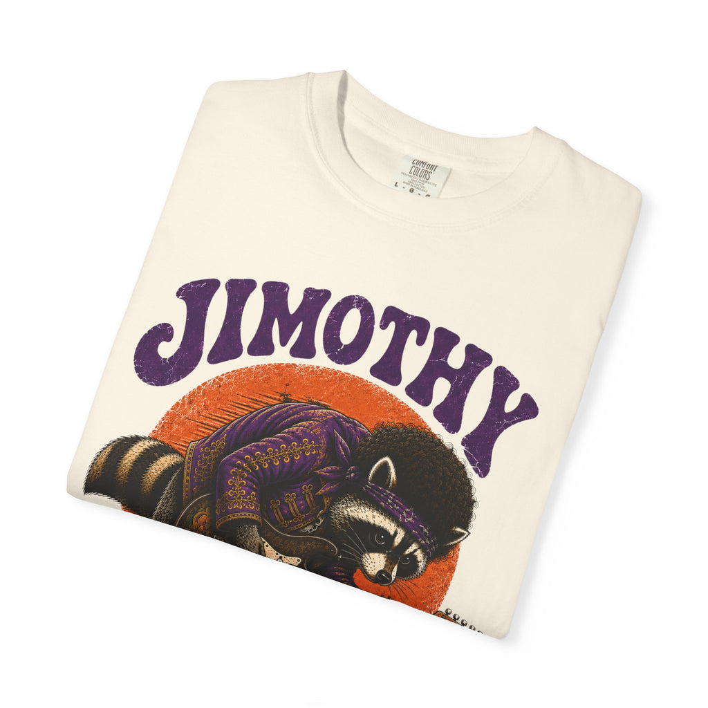 Jimothy Hendrix raccoon playing electric guitar T-shirt | vintage rock tee