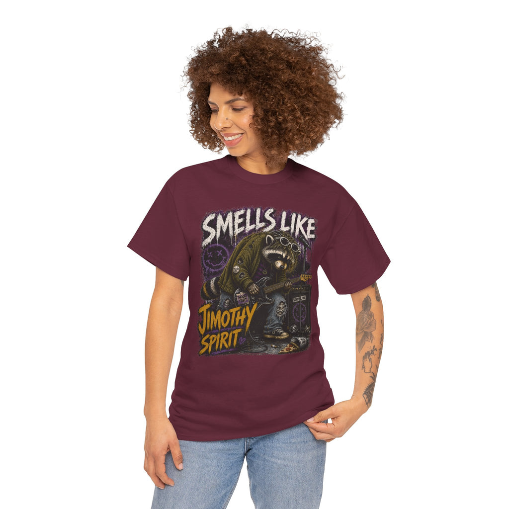 Smells Like Jimothy Spirit Tee — Vintage Grunge Band Shirt
