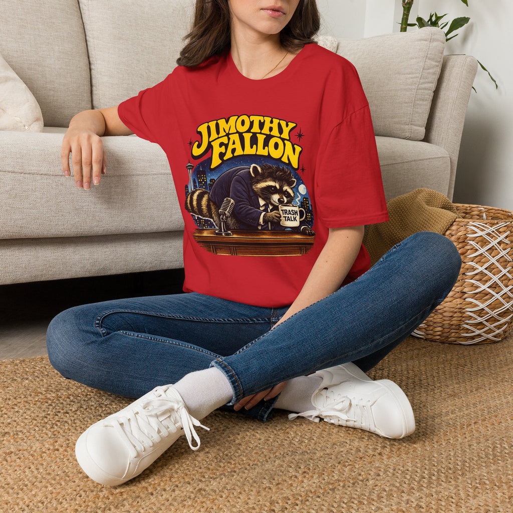 Jimothy Fallon Raccoon Graphic T-Shirt — Retro City Night Tee