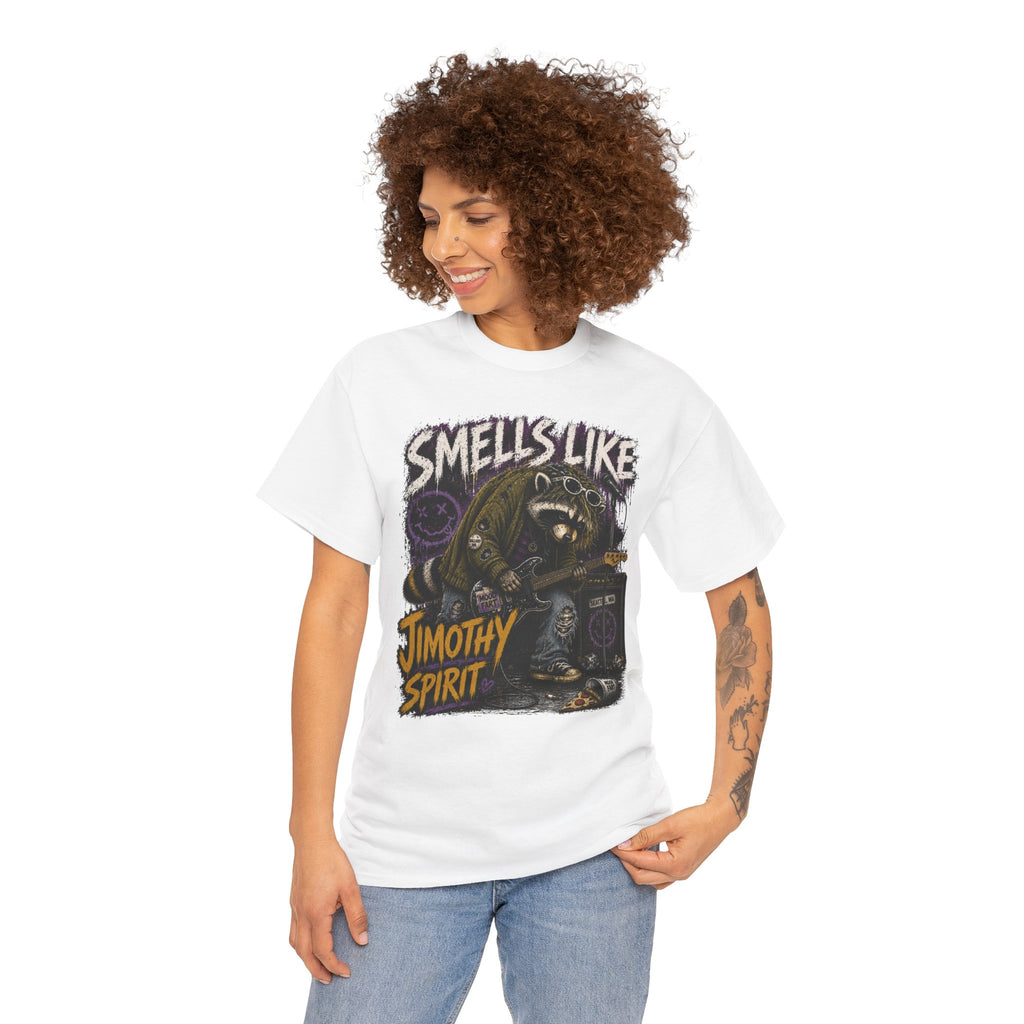 Smells Like Jimothy Spirit Tee — Vintage Grunge Band Shirt