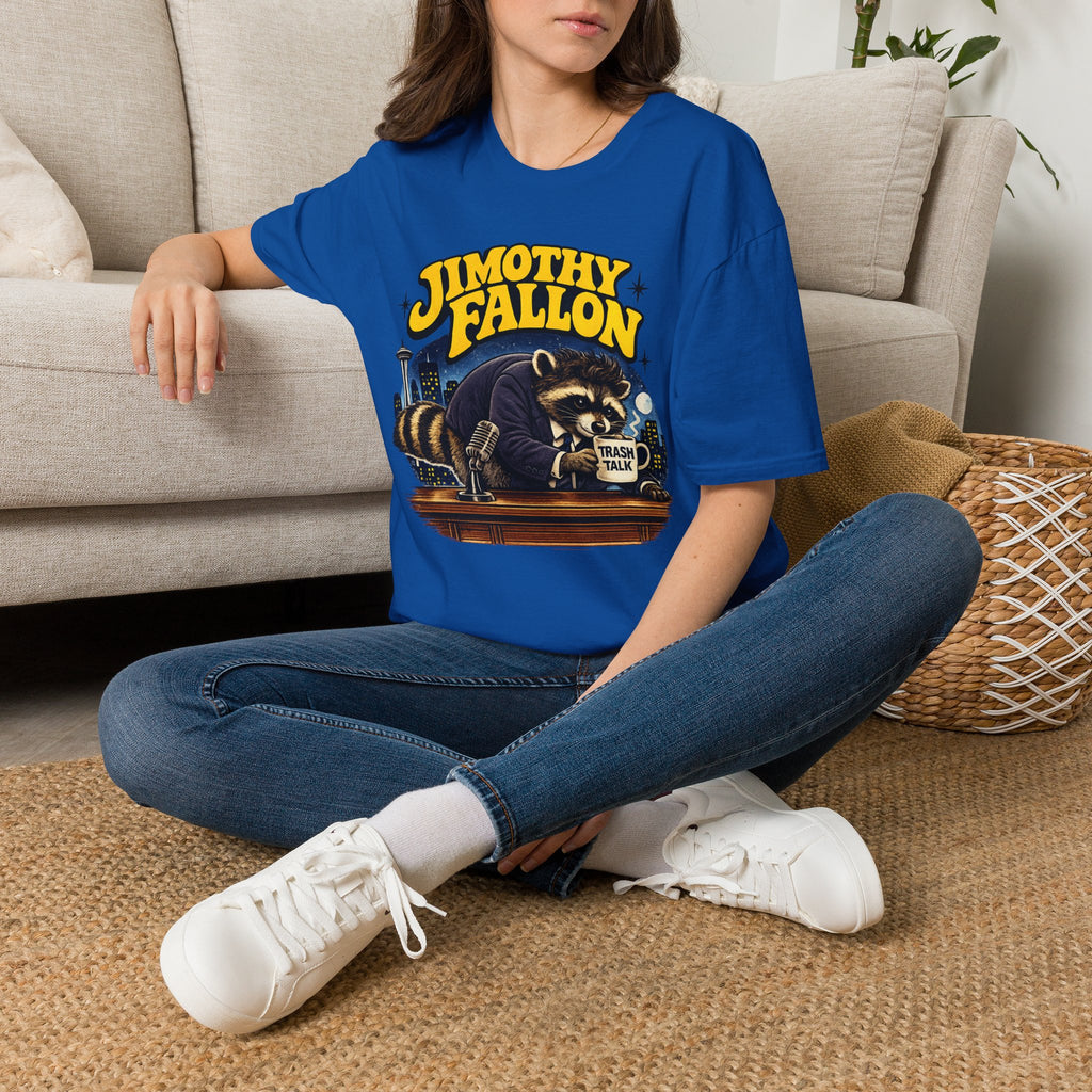 Jimothy Fallon Raccoon Graphic T-Shirt — Retro City Night Tee
